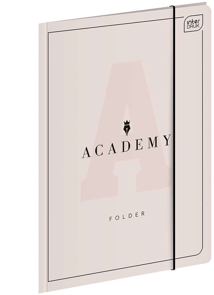 Teczka z gumką A4+ Academy Pastel Interdruk